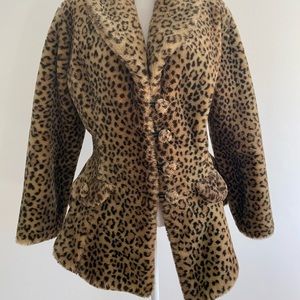 Betsey Johnson leopard jacket